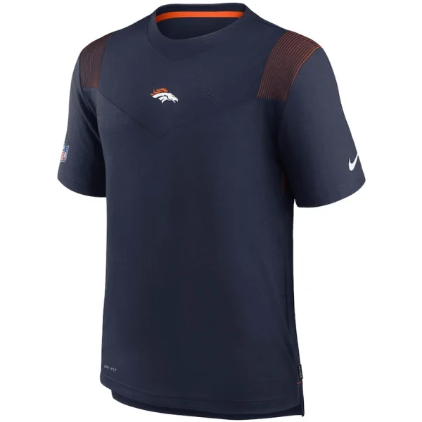 Denver broncos nike sideline player uv performance t shirt Navy M