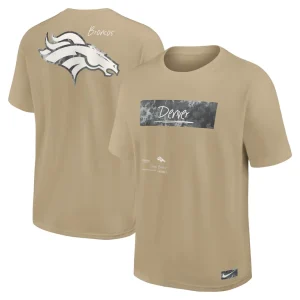 Denver broncos nike statement max90 t shirt tan Multi