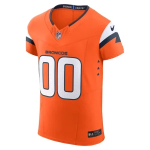 Denver broncos nike team vapor f.u.s.e. elite custom jersey Orange 44