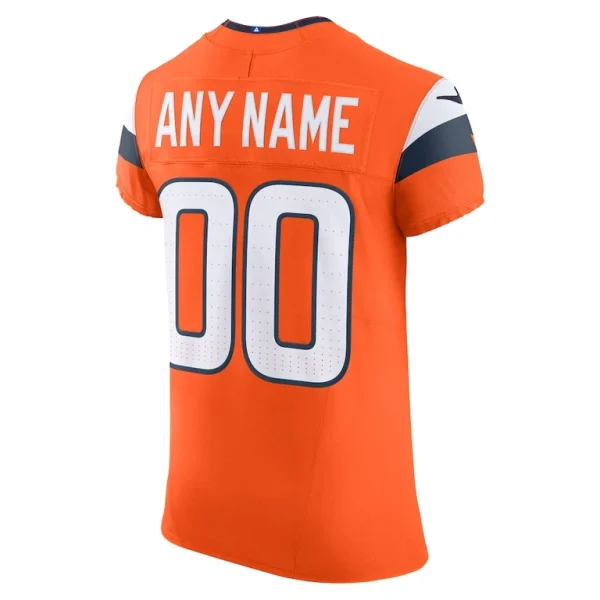 Denver broncos nike team vapor f.u.s.e. elite custom jersey Orange 48