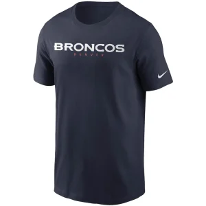 Denver broncos nike team wordmark t shirt Navy M