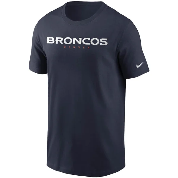 Denver broncos nike team wordmark t shirt Navy M