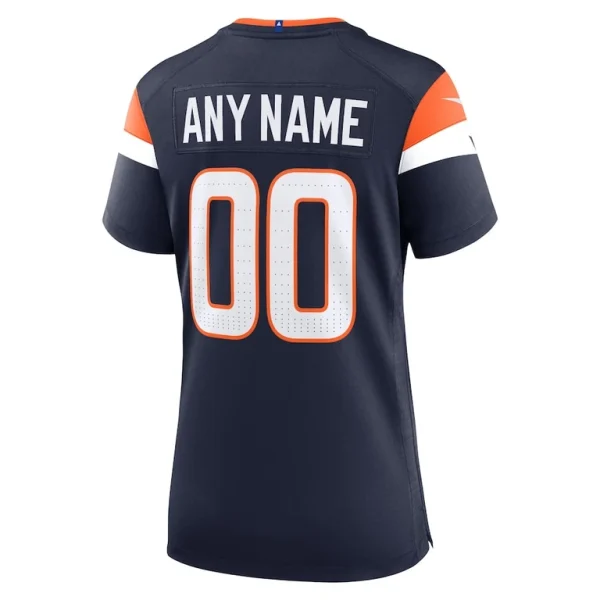 Denver broncos nike womens alternate mile high collection custom game jersey Navy L