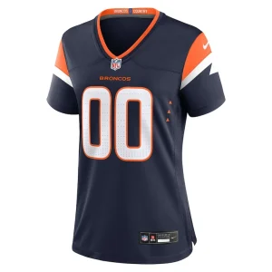 Denver broncos nike womens alternate mile high collection custom game jersey Navy M
