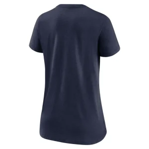 Denver broncos nike womens lock up tri blend v neck t shirt Heathered navy M