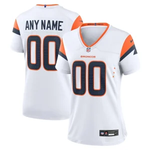 Denver broncos nike womens mile high collection custom game jersey White