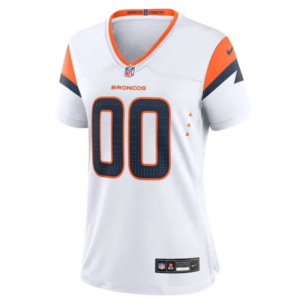 Denver broncos nike womens mile high collection custom game jersey White M