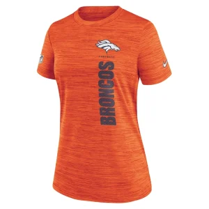 Denver broncos nike womens sideline velocity performance t shirt Orange S