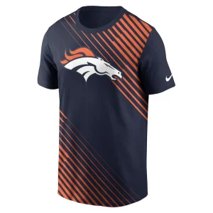 Denver broncos nike yard line fashion asbury t shirt Navy M