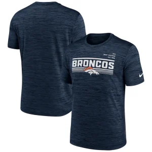Denver broncos nike yardline velocity performance t shirt Navy