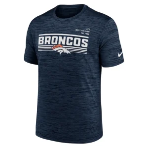 Denver broncos nike yardline velocity performance t shirt Navy M