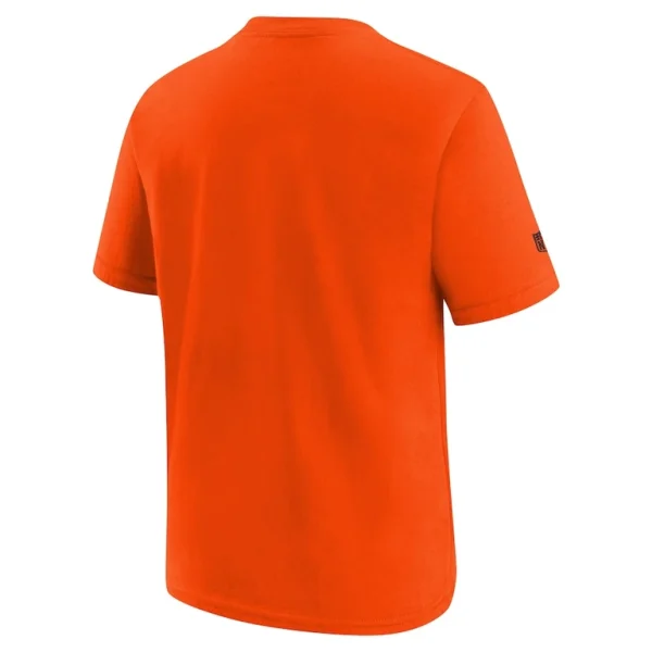 Denver broncos nike youth 2024 sideline legend performance t shirt Orange Yth L