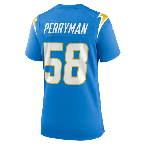 Denzel perryman los angeles chargers nike womens team game jersey Powder blue L
