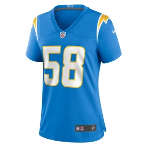 Denzel perryman los angeles chargers nike womens team game jersey Powder blue M