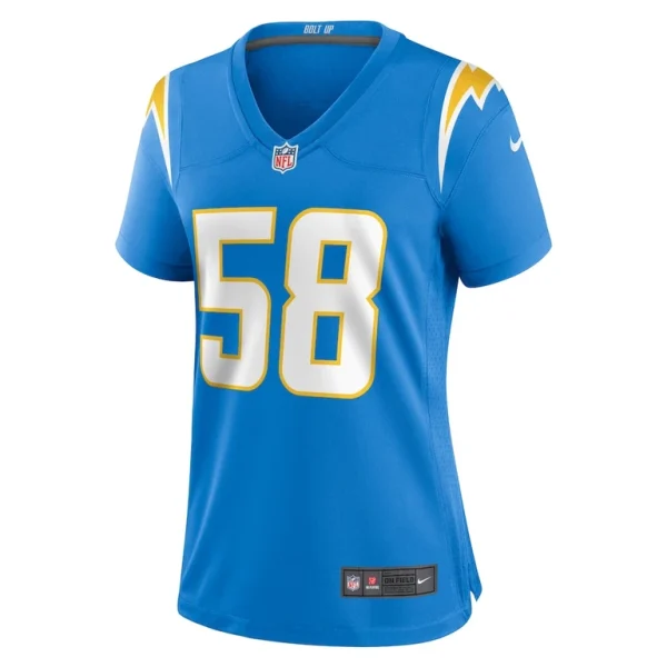 Denzel perryman los angeles chargers nike womens team game jersey Powder blue M