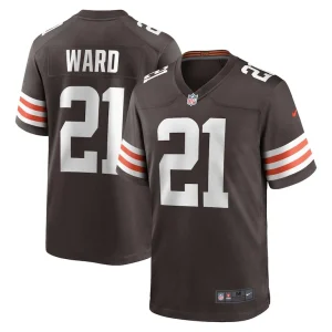 Denzel ward cleveland browns nike game jersey Brown