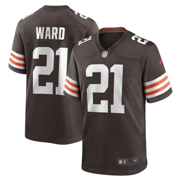 Denzel ward cleveland browns nike game jersey Brown