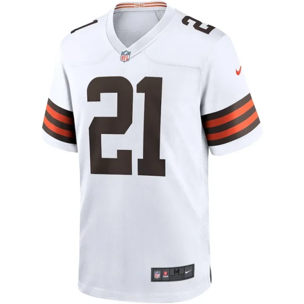 Denzel ward cleveland browns nike game jersey White M