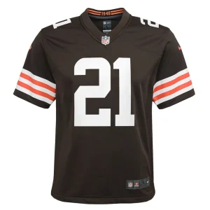 Denzel ward cleveland browns nike youth game jersey Brown Yth M