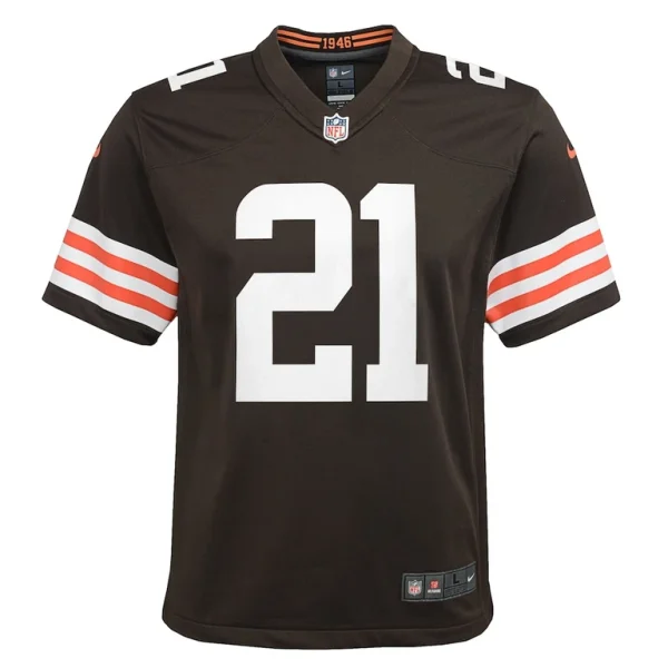 Denzel ward cleveland browns nike youth game jersey Brown Yth M