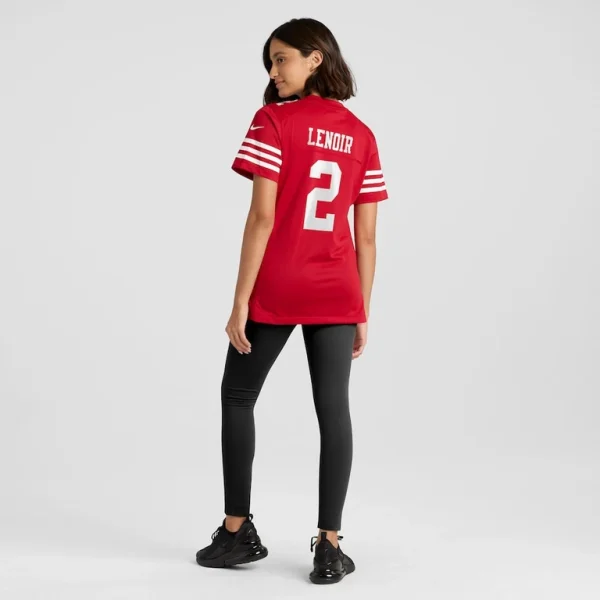 Deommodore lenoir san francisco 49ers nike womens game jersey Scarlet 2XL