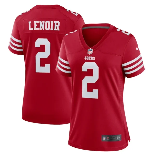 Deommodore lenoir san francisco 49ers nike womens game jersey Scarlet