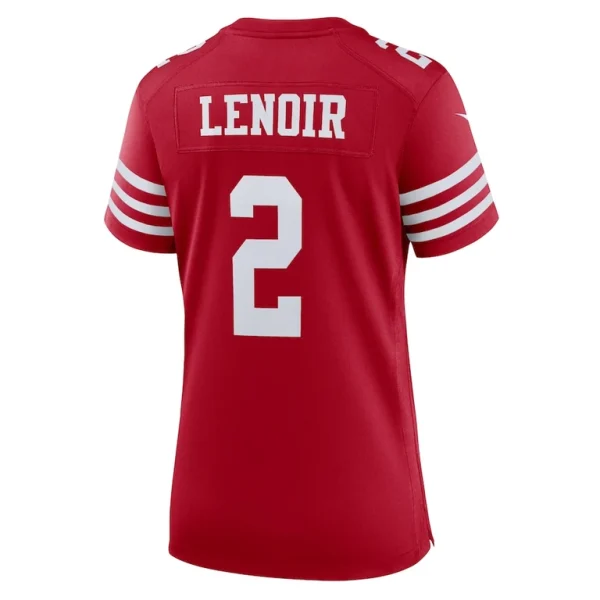 Deommodore lenoir san francisco 49ers nike womens game jersey Scarlet L