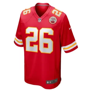 Deon bush kansas city chiefs nike game player jersey Red M