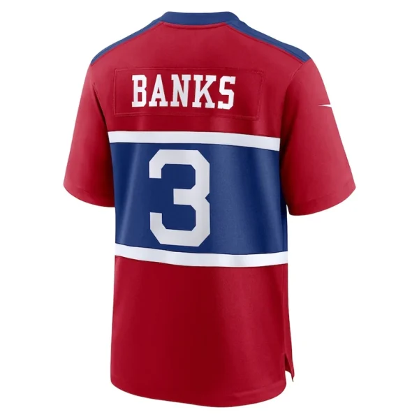 Deonte banks new york giants nike alternate player game jersey Century red L