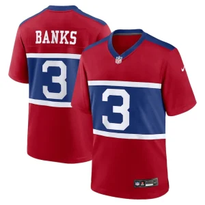 Deonte banks new york giants nike youth alternate player game jersey Century red