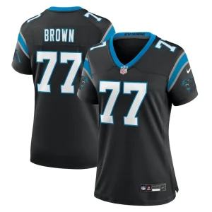 Deonte brown carolina panthers nike womens team game jersey Black