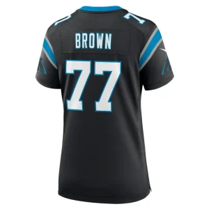 Deonte brown carolina panthers nike womens team game jersey Black L