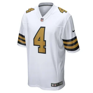 Derek carr new orleans saints nike alternate game jersey White M