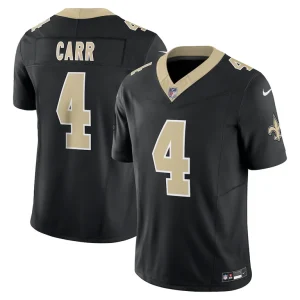 Derek carr new orleans saints nike vapor f.u.s.e. limited jersey Black