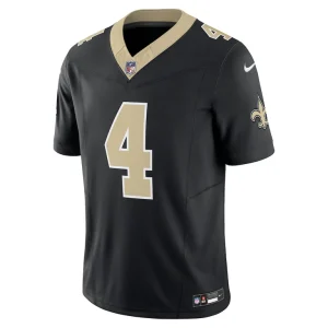 Derek carr new orleans saints nike vapor f.u.s.e. limited jersey Black M