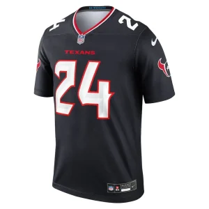 Derek stingley jr. houston texans nike team legend player performance top Navy M
