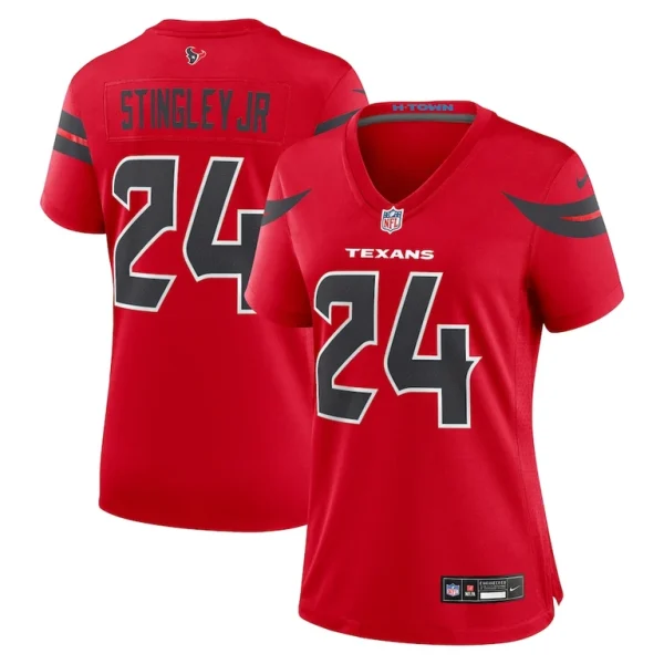 Derek stingley jr. houston texans nike womens alternate game jersey Red