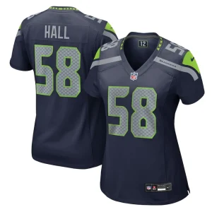 Derick hall seattle seahawks nike womens team game jersey College navy