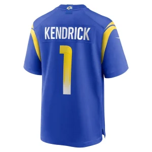 Derion kendrick los angeles rams nike home game jersey Royal L