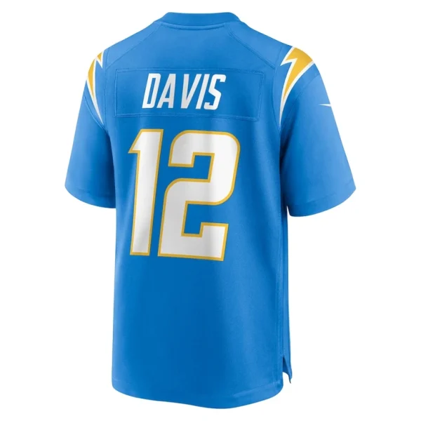 Derius davis los angeles chargers nike team game jersey Powder blue L
