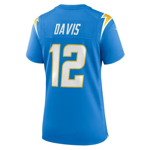 Derius davis los angeles chargers nike womens team game jersey Powder blue L