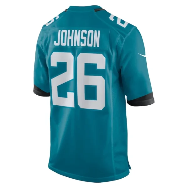 Dernest johnson jacksonville jaguars nike game jersey Teal L