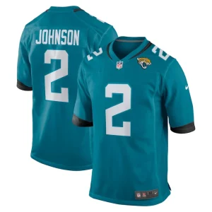Dernest johnson jacksonville jaguars nike team game jersey Teal