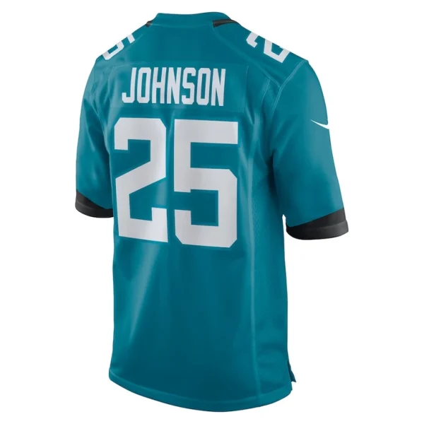 Dernest johnson jacksonville jaguars nike team game jersey Teal L