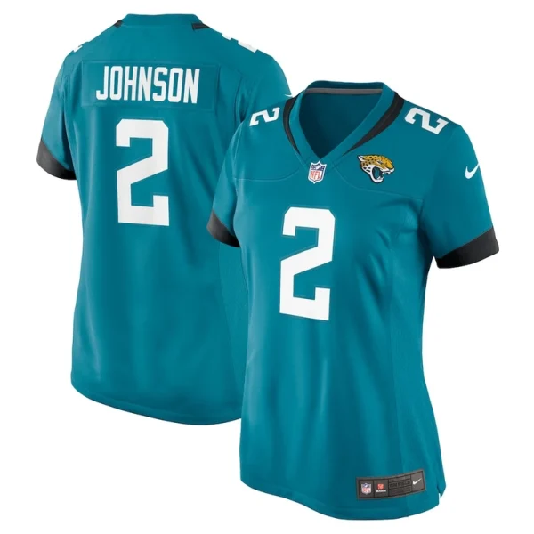 Dernest johnson jacksonville jaguars nike womens game jersey Teal