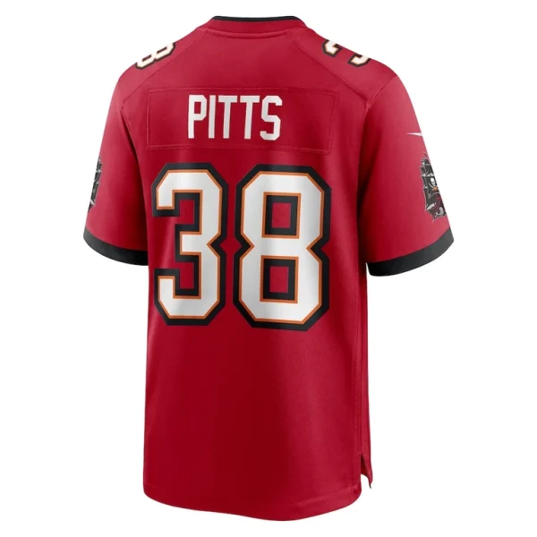 Derrek pitts tampa bay buccaneers nike game jersey Red L