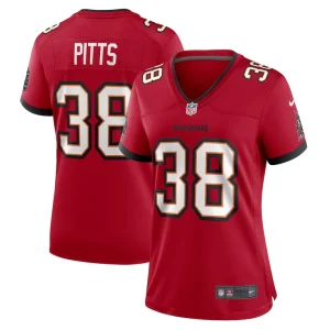 Derrek pitts tampa bay buccaneers nike womens game jersey Red