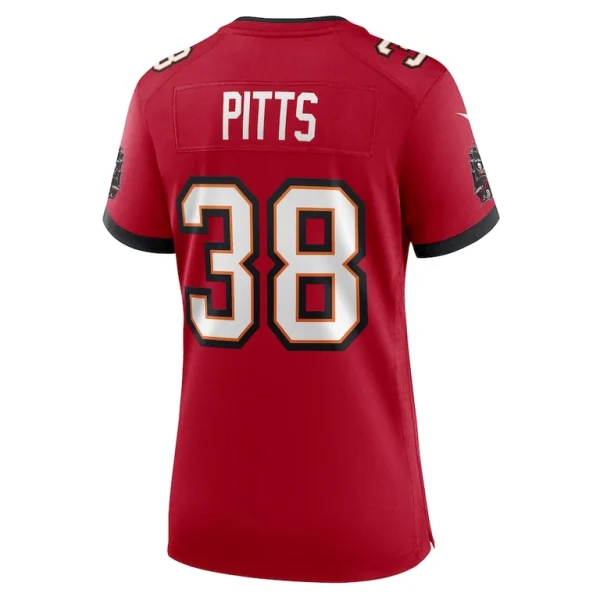 Derrek pitts tampa bay buccaneers nike womens game jersey Red L