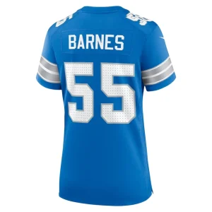 Derrick barnes detroit lions nike womens team game jersey Blue L