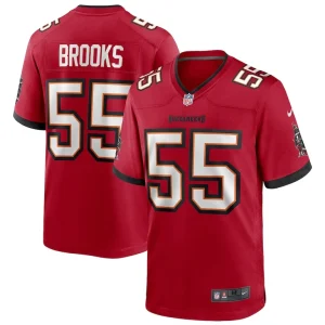 Derrick brooks tampa bay buccaneers nike game retired player jersey Red
